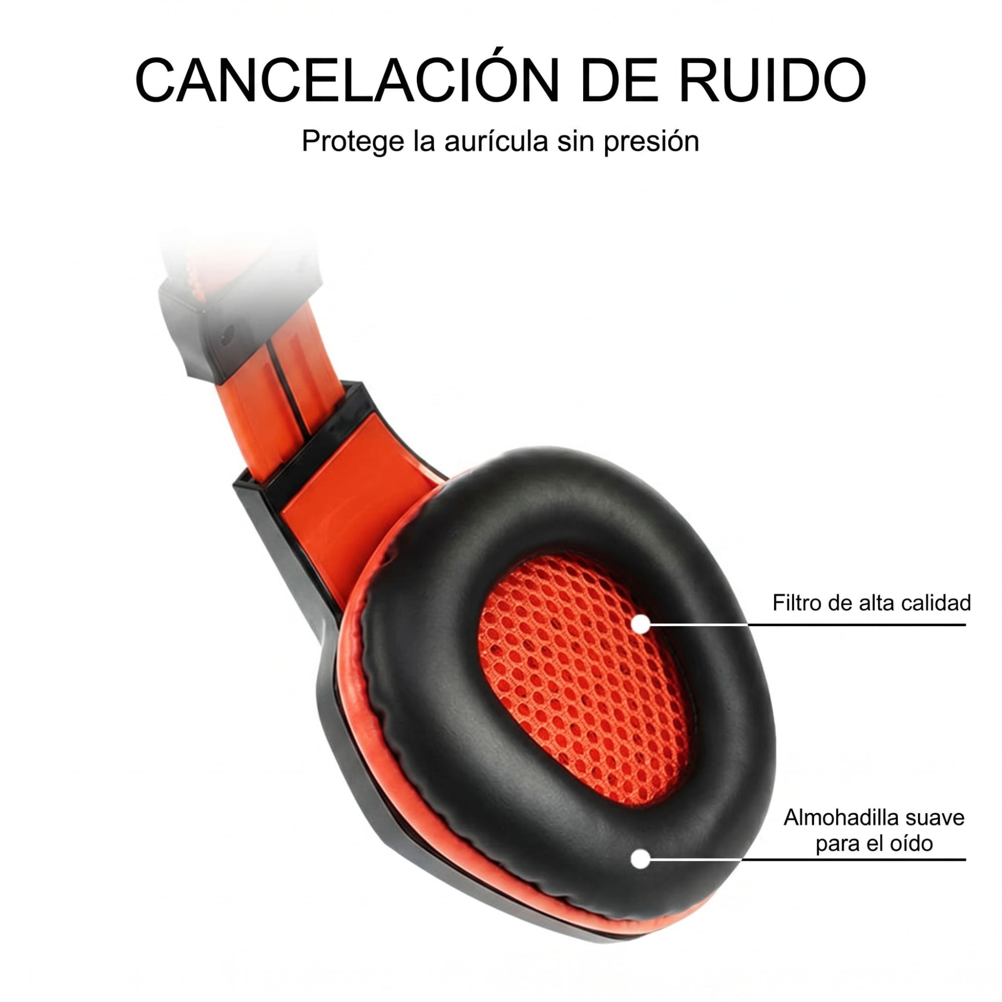 AUDÍFONOS GAMER MEETION HP010 CON MICRÓFONO JACK 3.5MM CABLE 2M PC LAPTOP PLAYSTATION XBOX SMARTPHONE - 9