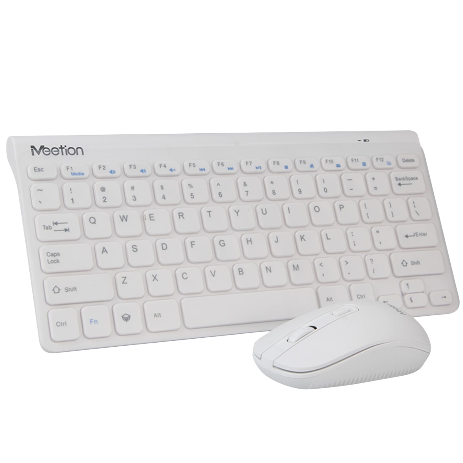 KIT TECLADO MOUSE INALÁMBRICOS MEETION MINI4000 2.4GHZ USB 2.0 TKL ESPAÑOL 1600 DPI INCLUYE BATERÍAS - BLANCO - 5