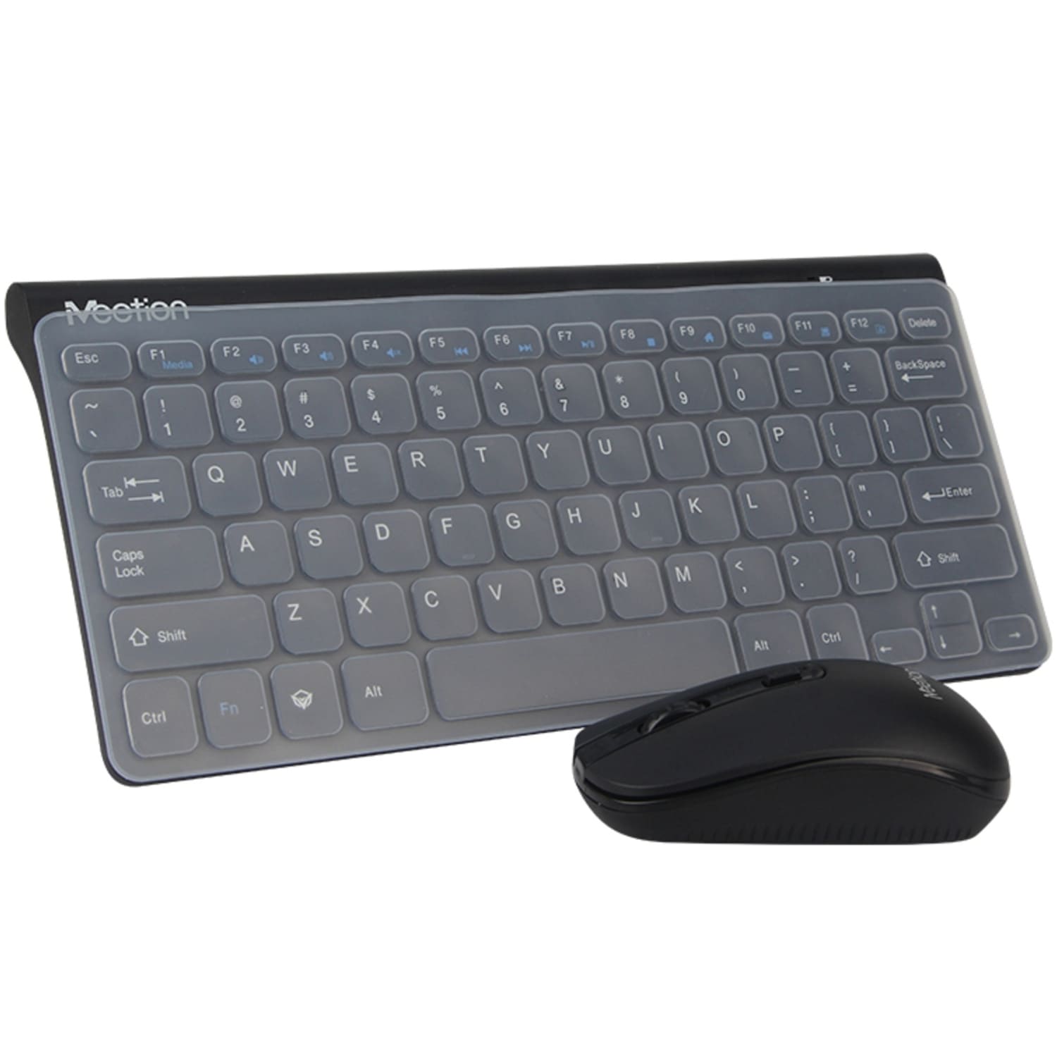 KIT TECLADO MOUSE INALÁMBRICOS MEETION MINI4000 2.4GHZ USB 2.0 TKL ESPAÑOL 1600 DPI INCLUYE BATERÍAS - NEGRO - 5