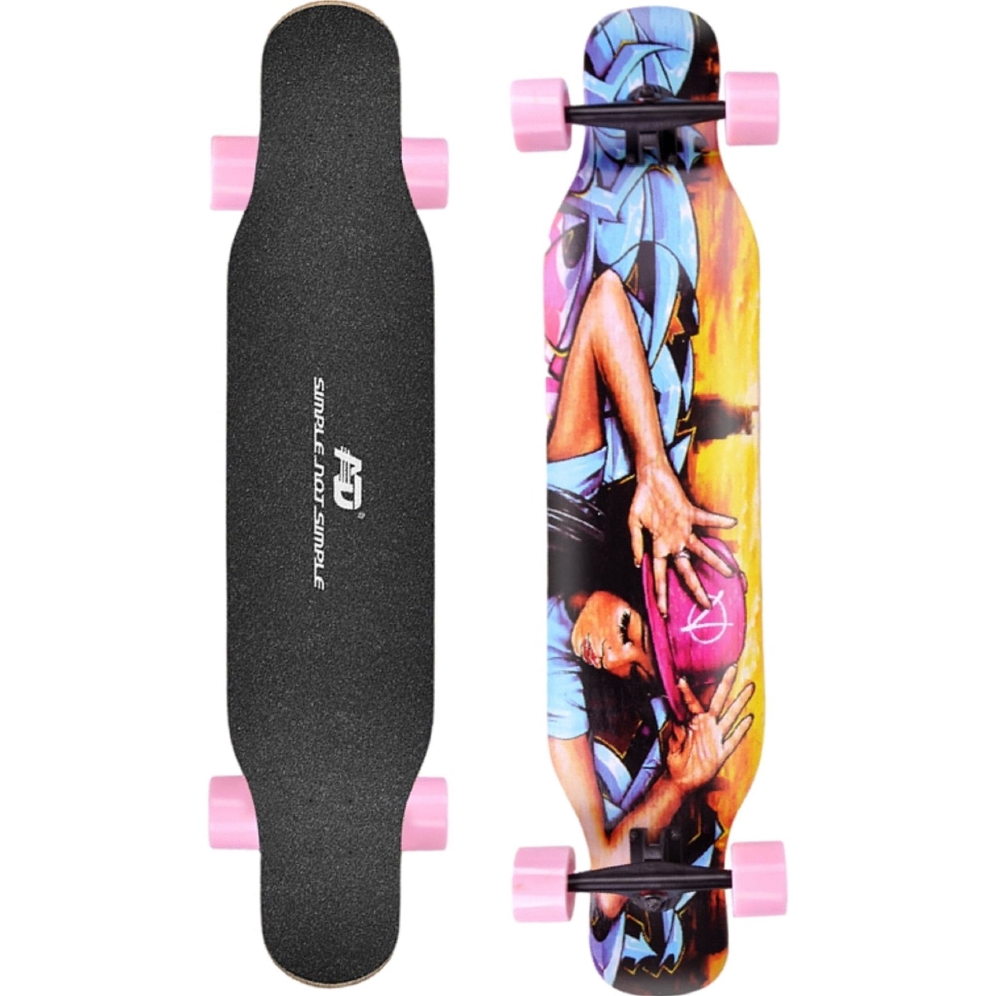 SKATE LONGBOARD 42'' DANCING CRUISING DOWNHILL - GIRL - 2