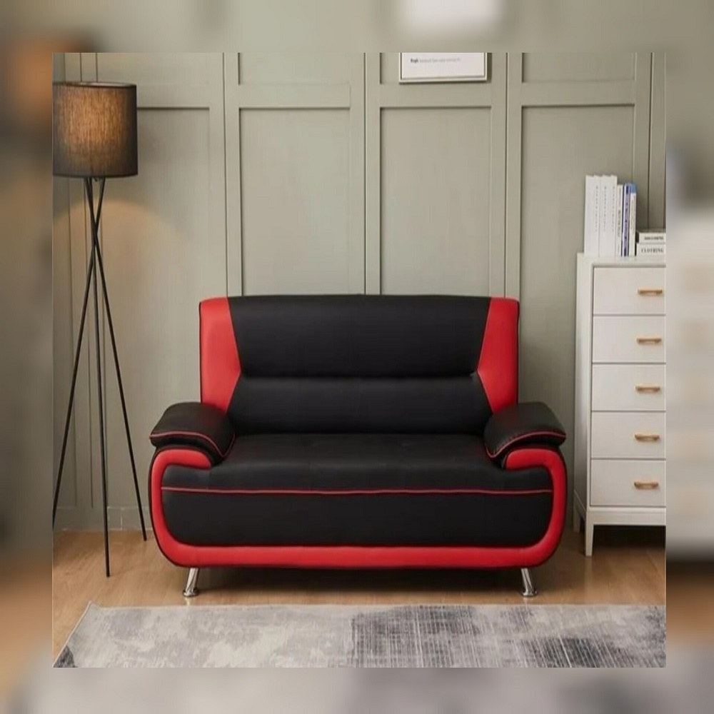 SOFÁ DECOSTORE NEGRO/ROJO TEKKEN - 1