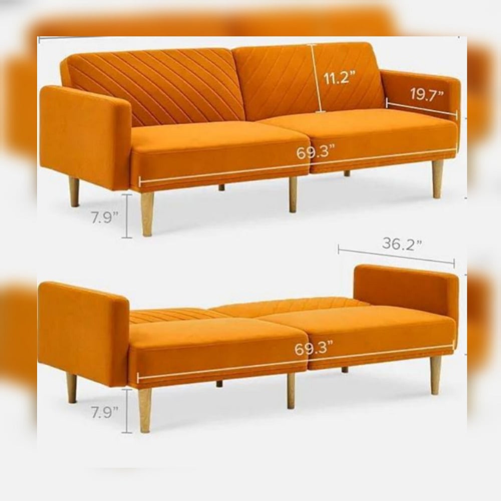 DS SOFÁ CAMA TALE - NARANJA - 2