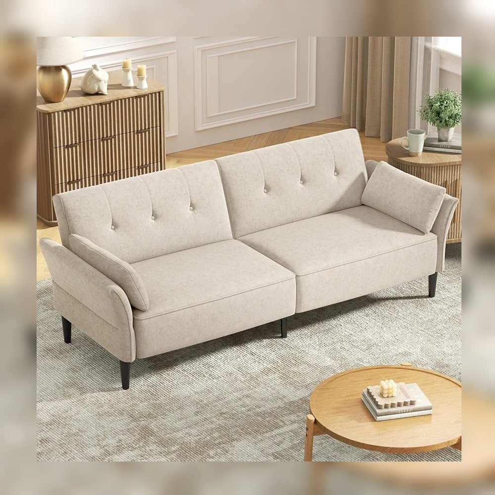 SOFÁ CAMA DECOSTORE BEIGE TAMESIS - 1
