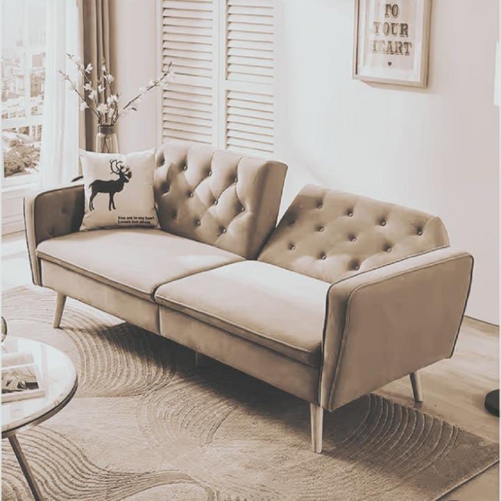 SOFÁ CAMA DECOSTORE BEIGE TORY - 2