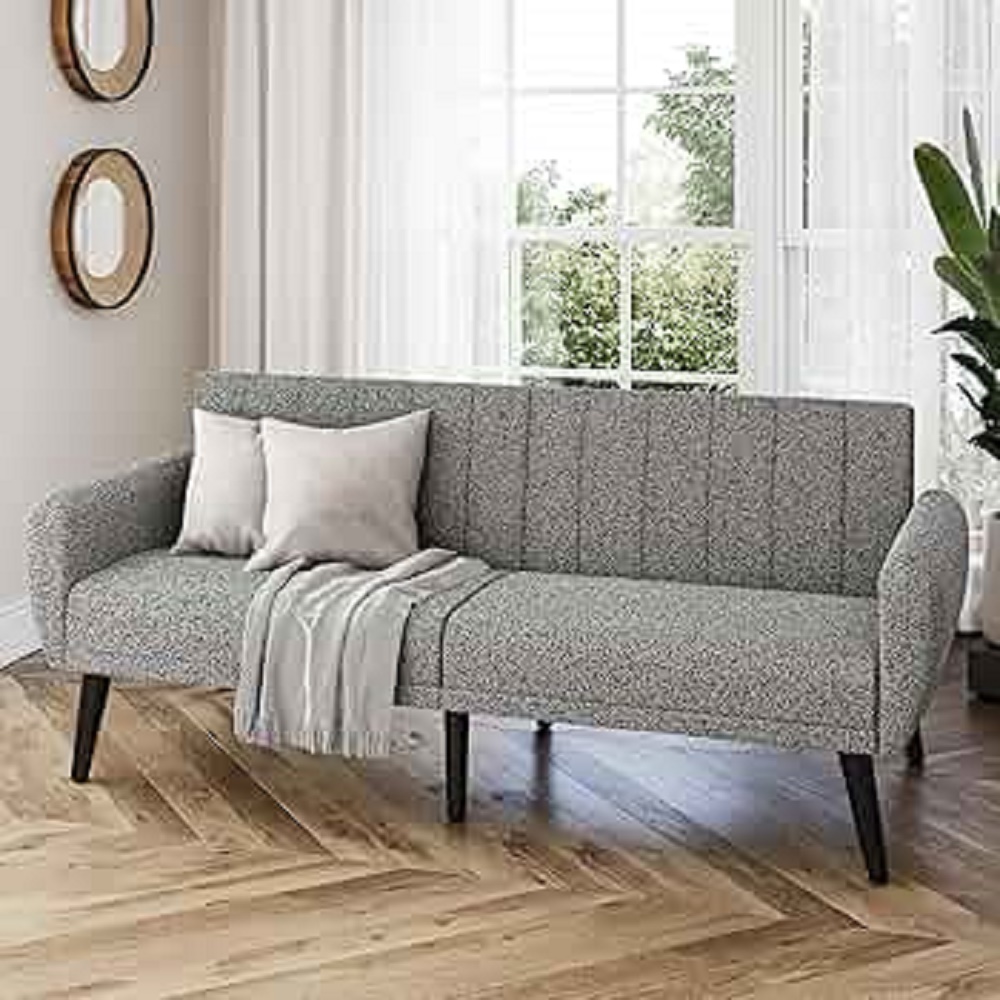SOFÁ CAMA DECOSTORE GRIS TERRY - 1