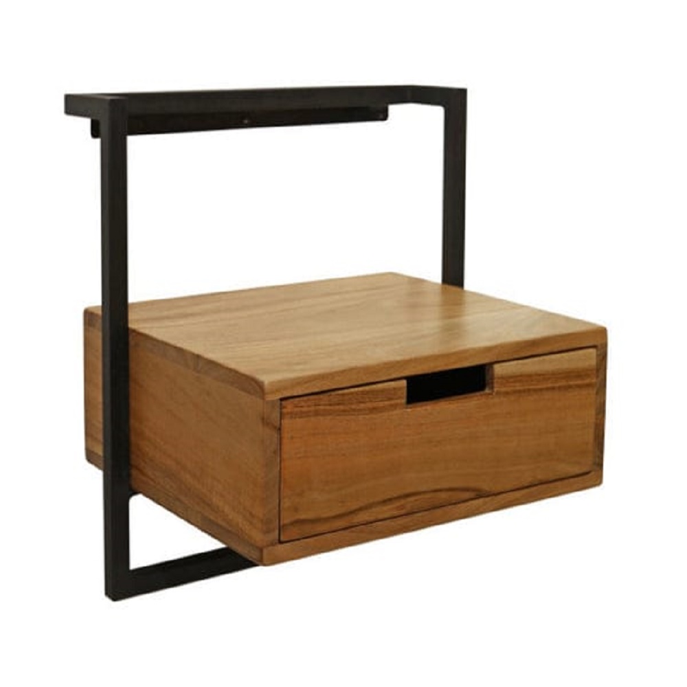 DS MUEBLE DECORATIVO NORDICO - NEGRO/NATURAL - 2