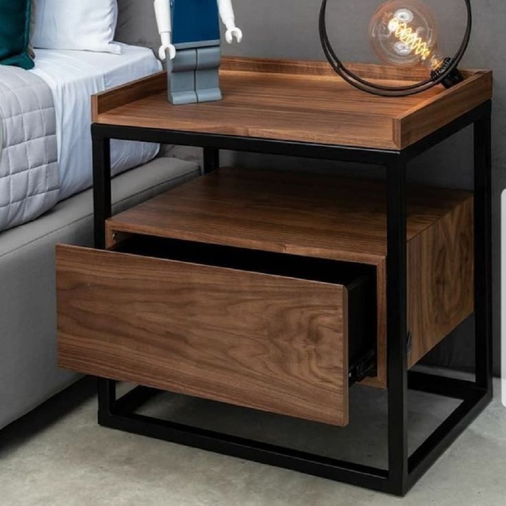 DS MUEBLE DECORATIVO NOIR - NOGAL/NEGRO - 1