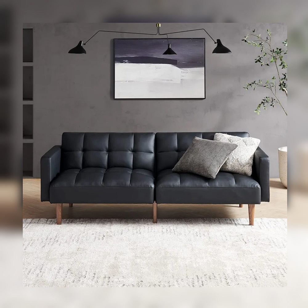 DM SOFÁ CAMA TIME - NEGRO - 1