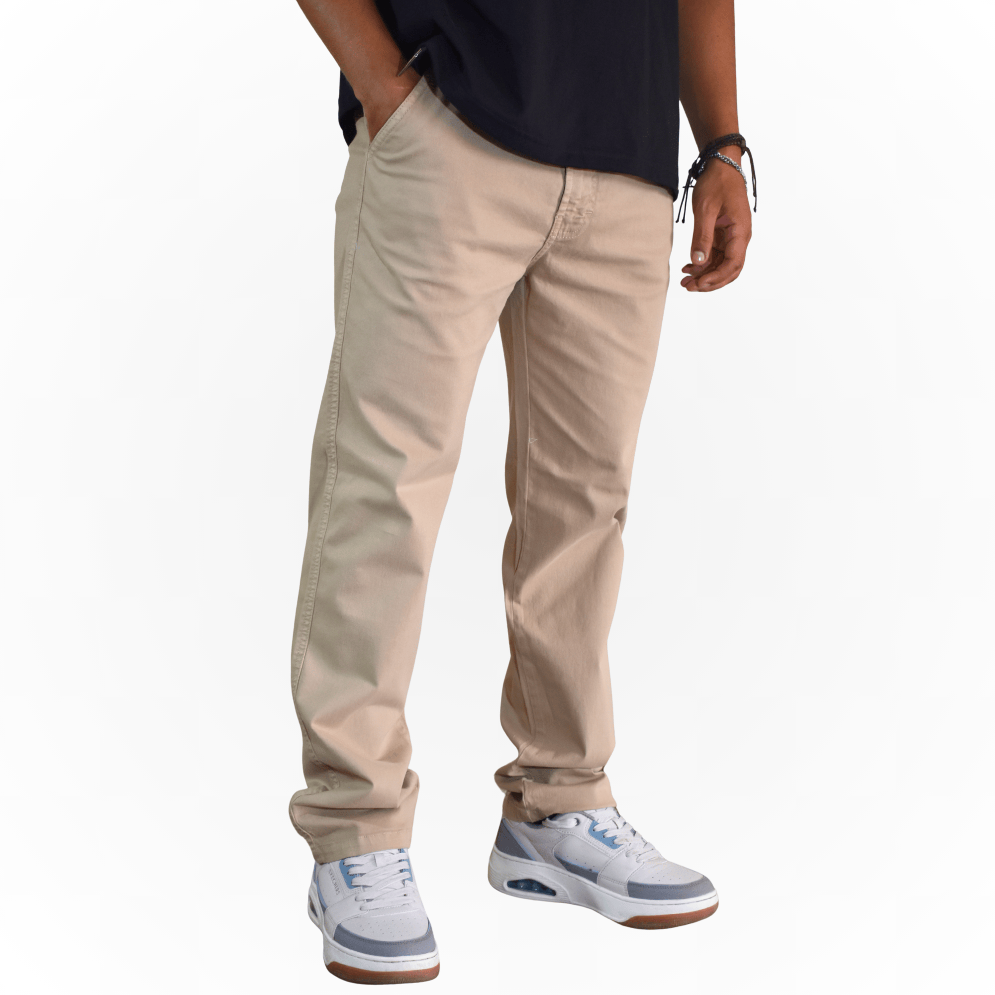 PANTALÓN CASUAL SLIM HOMBRE YONISTERS CASUAL SEMIPITILLO STRETCH CLOTHING DRILL - 1