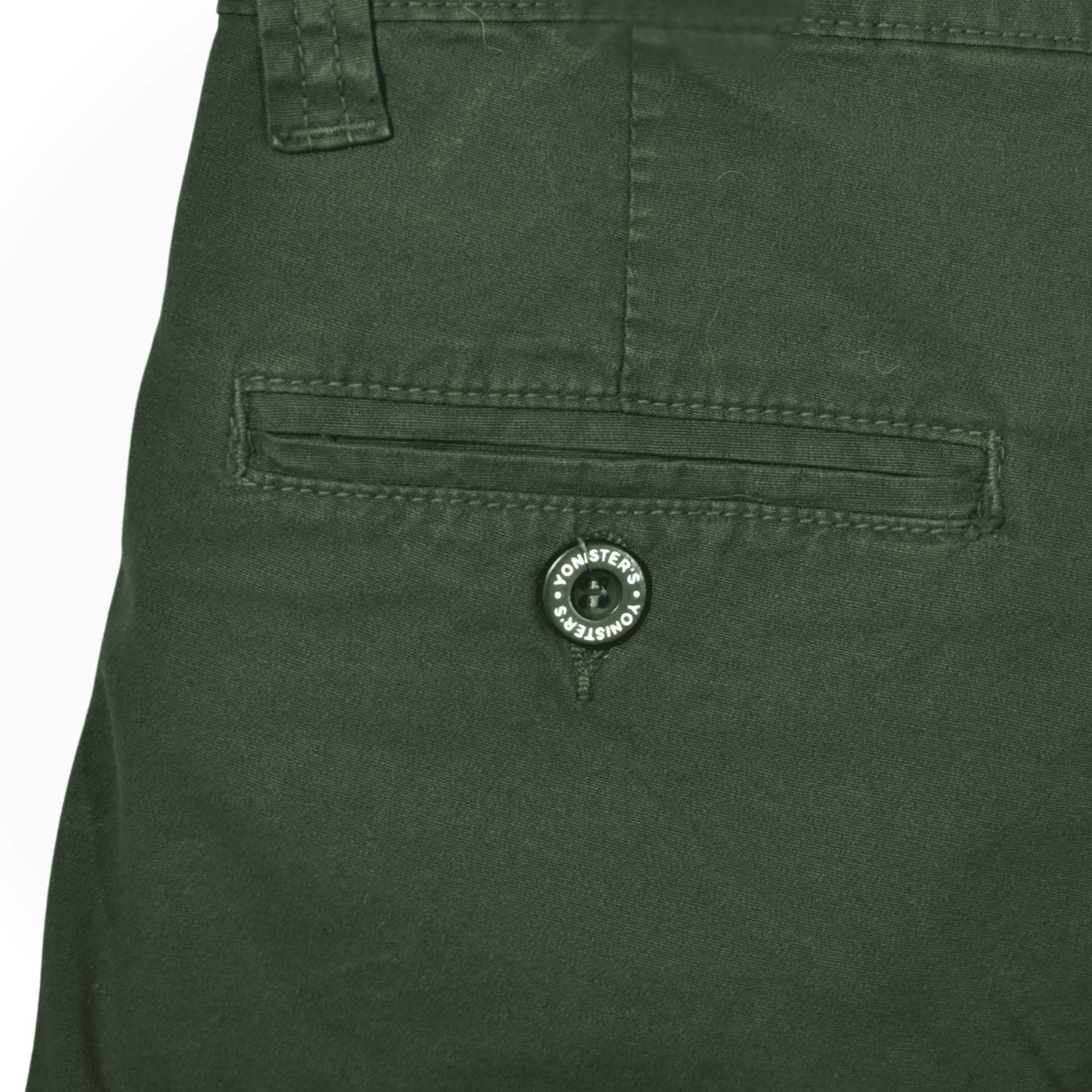 SHORT SLIM FIT CASUAL VERDE ALGODÓN DRILL STRETCH YONISTER CLOTHING - 5