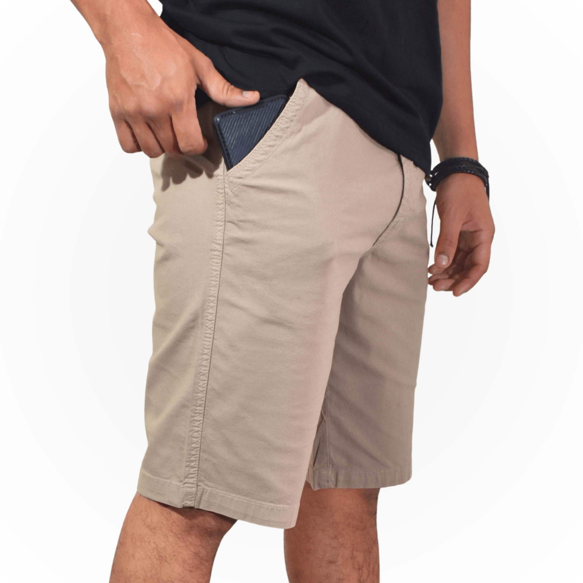 SHORT A LA RODILLA HOMBRE YONISTERS SEMI PITILLO DRILL STRETCH CLOTHING - 4