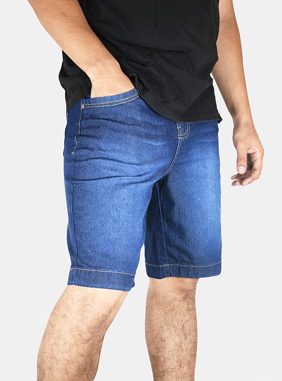 SHORT A LA RODILLA HOMBRE YONISTERS JEAN SEMIPITILLO STRETCH CLOTHING - 1