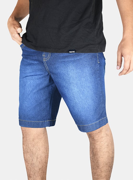 SHORT A LA RODILLA HOMBRE YONISTERS JEAN SEMIPITILLO STRETCH CLOTHING - 2