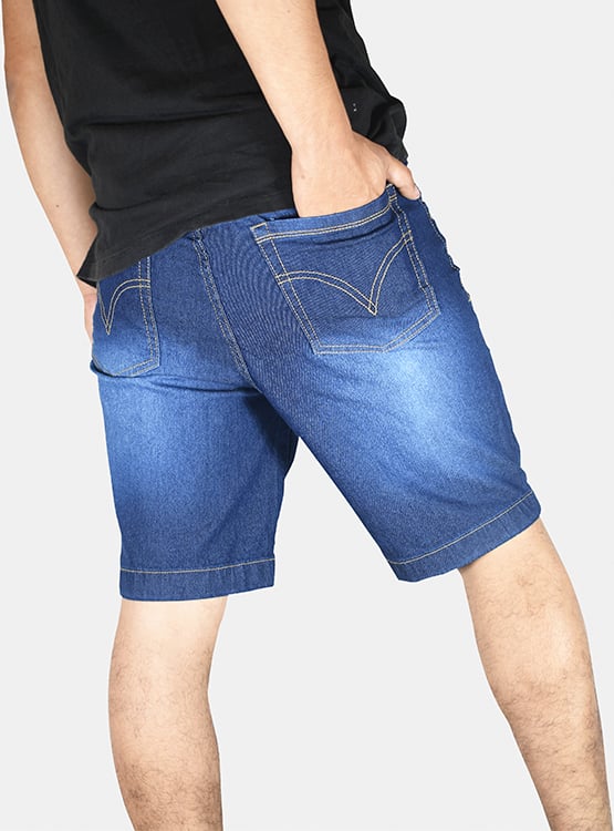 SHORT A LA RODILLA HOMBRE YONISTERS JEAN SEMIPITILLO STRETCH CLOTHING - 3