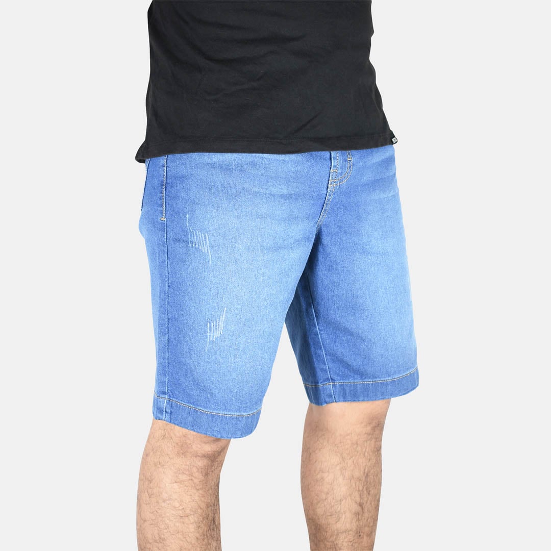 SHORT A LA RODILLA HOMBRE YONISTERS JEAN SEMIPITILLO STRETCH CLOTHING - 4