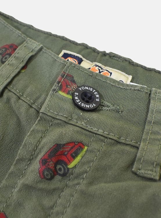 SHORT NIÑO YONISTERS CAR TAFETA ESTAMPADO SEMIPITILLO STRETCH KIDS - 4