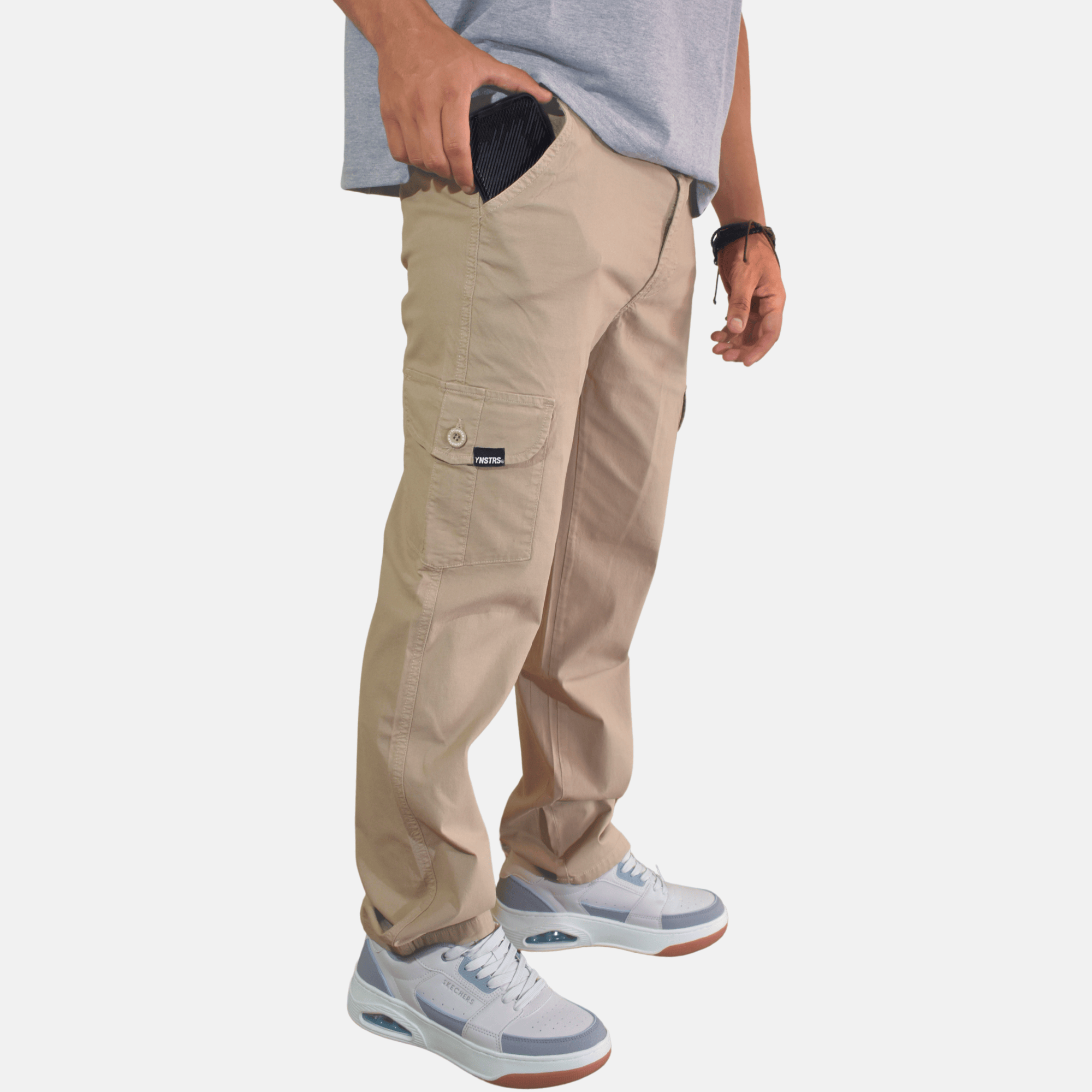 PANTALÓN CARGO CASUAL TOBILLERO HOMBRE YONISTERS DRILL SEMIPITILLO CLOTHING - 2