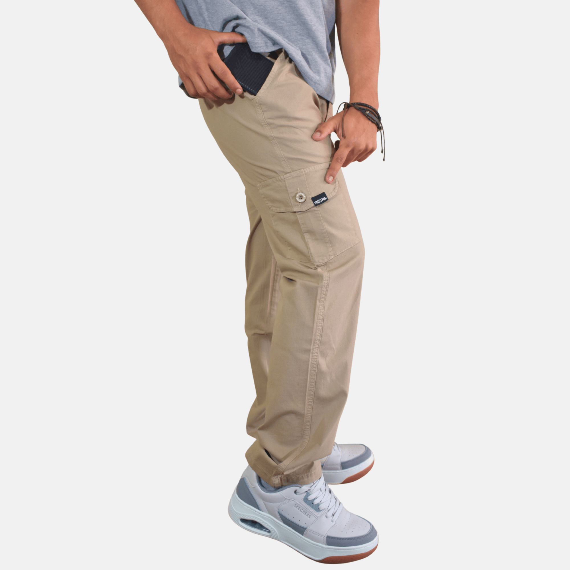 PANTALÓN CARGO CASUAL TOBILLERO HOMBRE YONISTERS DRILL SEMIPITILLO CLOTHING - 3