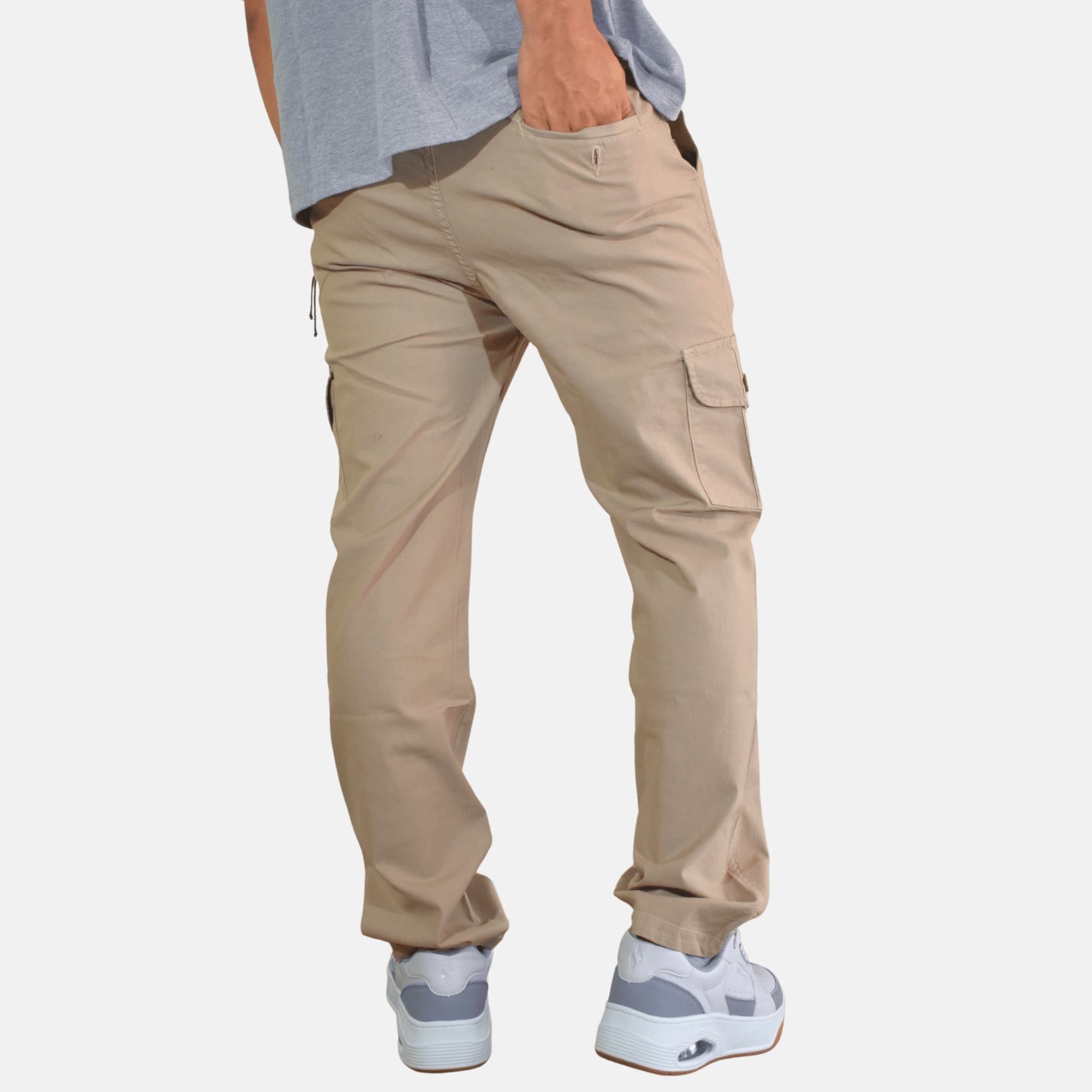 PANTALÓN CARGO CASUAL TOBILLERO HOMBRE YONISTERS DRILL SEMIPITILLO CLOTHING - 4
