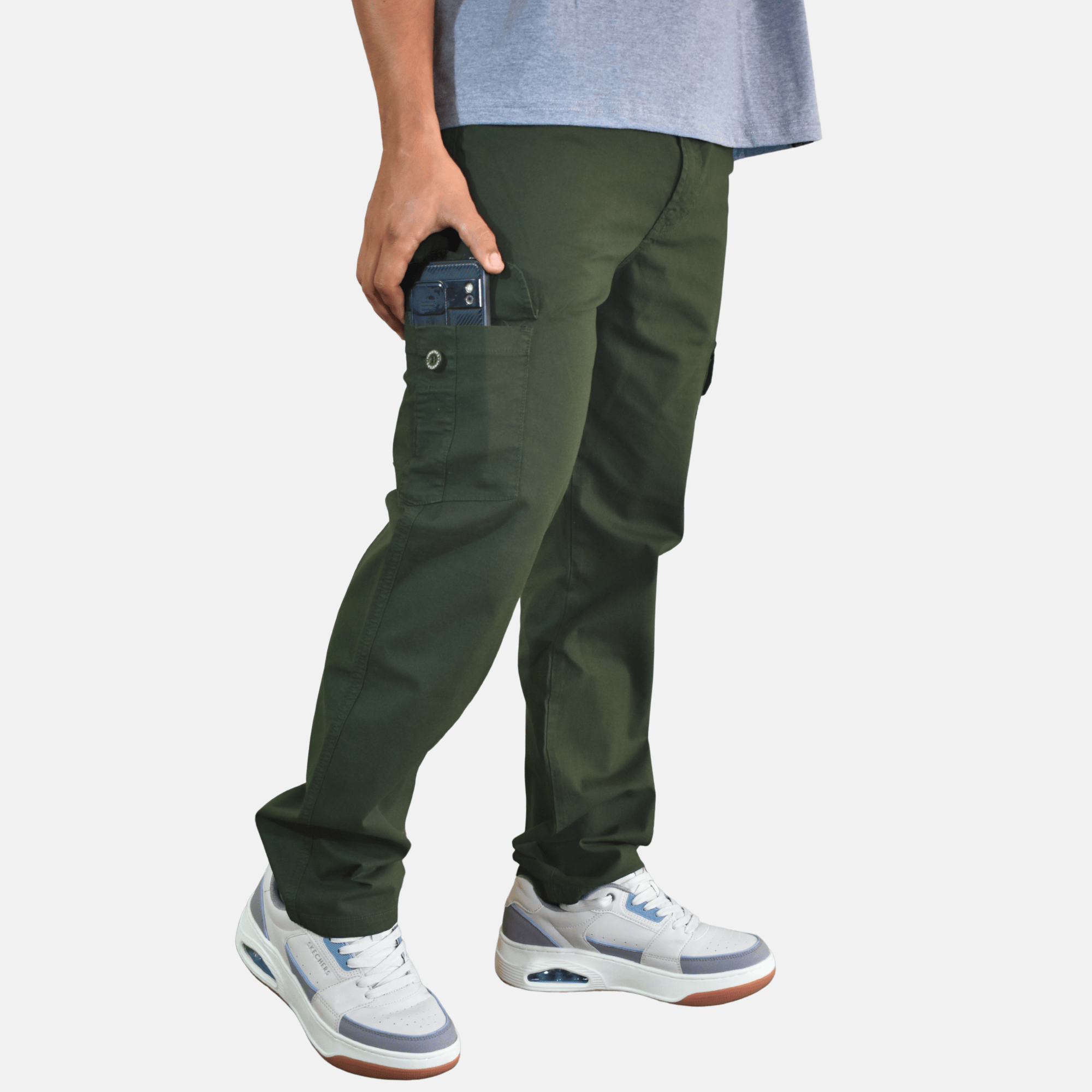 PANTALÓN CARGO CASUAL TOBILLERO HOMBRE YONISTERS DRILL SEMIPITILLO CLOTHING - 3