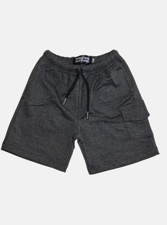 SHORT A LA RODILLA NIÑO YONISTERS CHARCOAL KIDS - 1