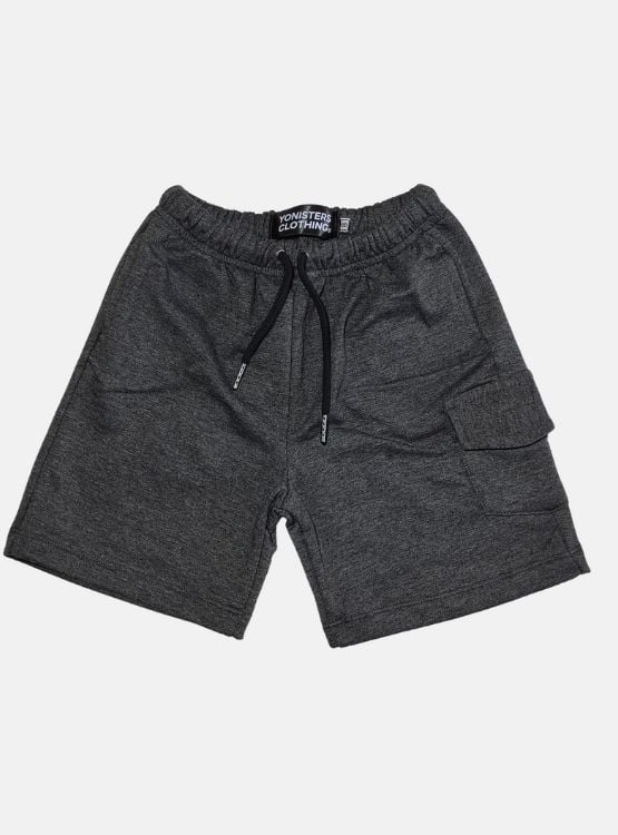 SHORT A LA RODILLA NIÑO YONISTERS CHARCOAL KIDS - 1