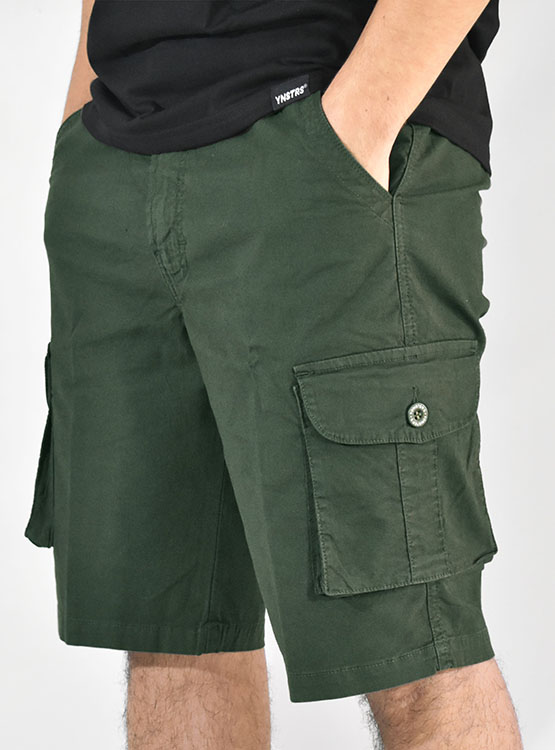 SHORT DRILL CARGO YONISTERS CLOTHING VERDE - 1