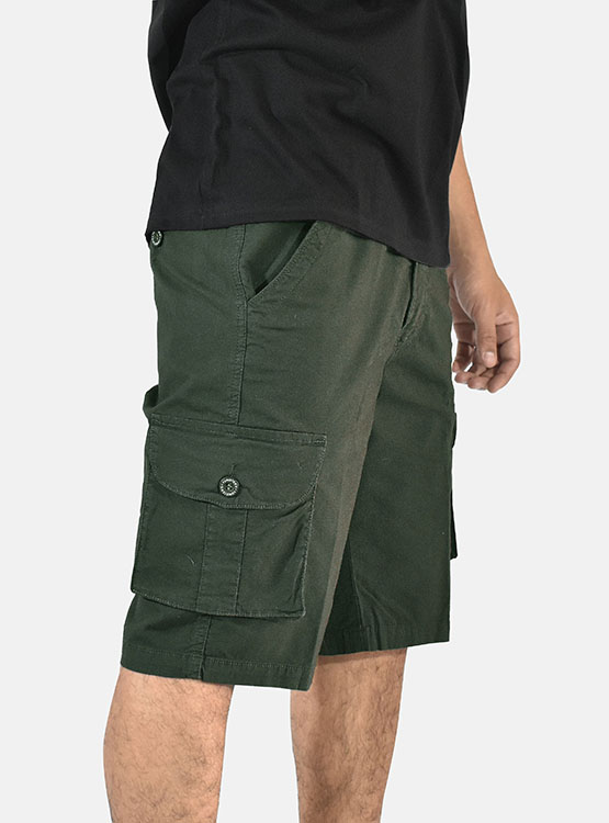 SHORT DRILL CARGO YONISTERS CLOTHING VERDE - 2