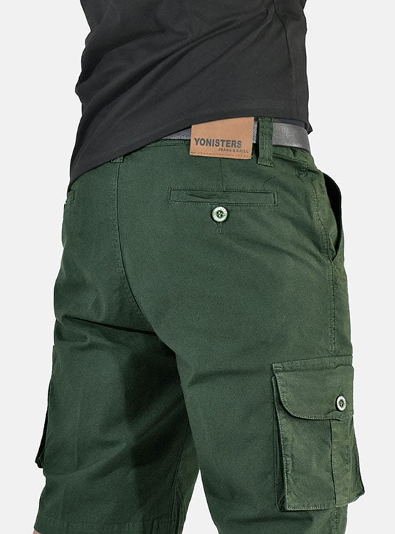 SHORT DRILL CARGO YONISTERS CLOTHING VERDE - 4