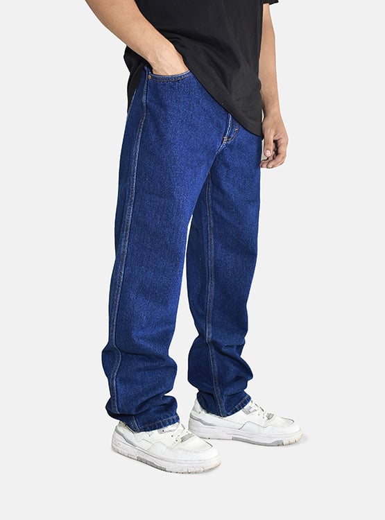 DENIM JEAN OVERSIZE YONISTERS CLOTHING BLUE - 2