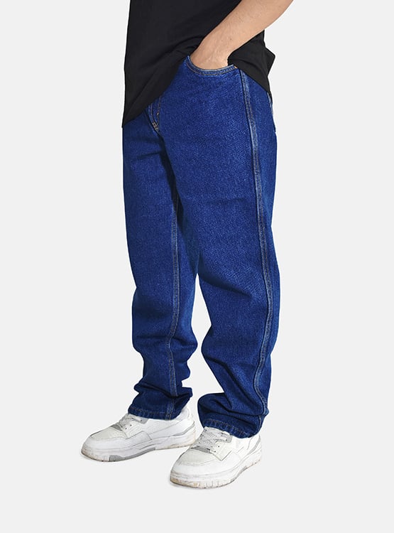 DENIM JEAN OVERSIZE YONISTERS CLOTHING BLUE - 3