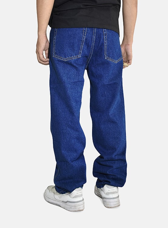 DENIM JEAN OVERSIZE YONISTERS CLOTHING BLUE - 4