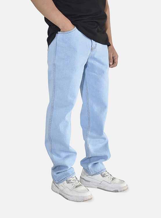 DENIM JEAN OVERSIZE YONISTERS CLOTHING BLUE - 2
