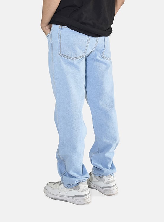DENIM JEAN OVERSIZE YONISTERS CLOTHING BLUE - 4