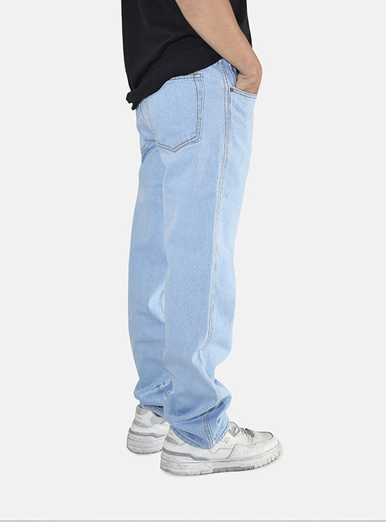 DENIM JEAN OVERSIZE YONISTERS CLOTHING BLUE - 6