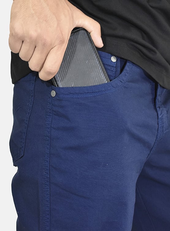 SHORT DRILL CLASICO YONISTERS CLOTHING AZUL - 5
