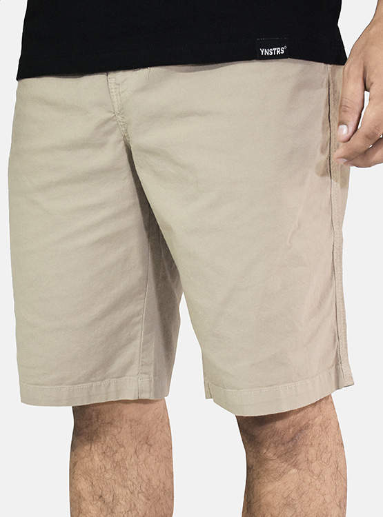 SHORT DRILL CLASICO YONISTERS CLOTHING BEIGE - 2