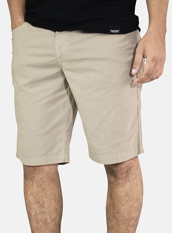 SHORT DRILL CLASICO YONISTERS CLOTHING BEIGE - 3