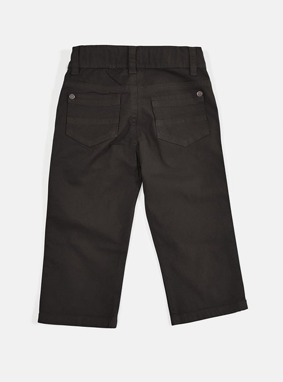 PANTALÓN NIÑO YONISTERS SEMIPITILLO STRETCH KIDS DRILL MARRÓN - 2