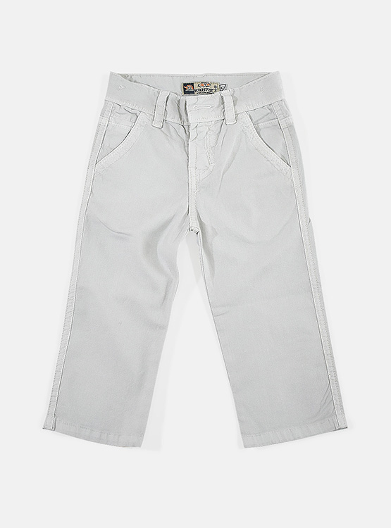 PANTALÓN NIÑO YONISTERS SEMIPITILLO STRETCH KIDS DRILL BEIGE - 1