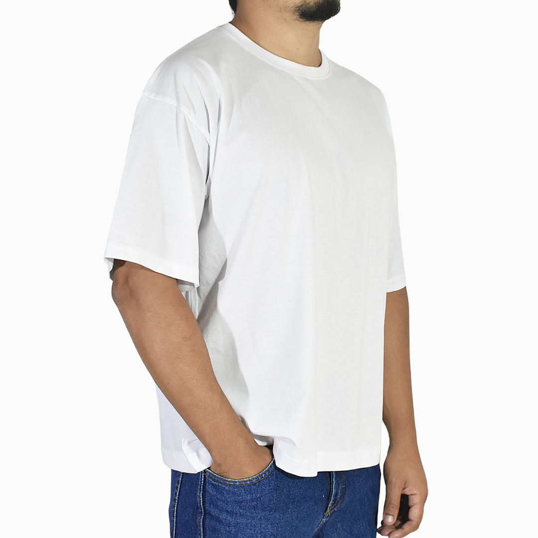 POLO BOXY FIT DE ALGODÓN YONISTERS CLOTHING BLANCO - 2