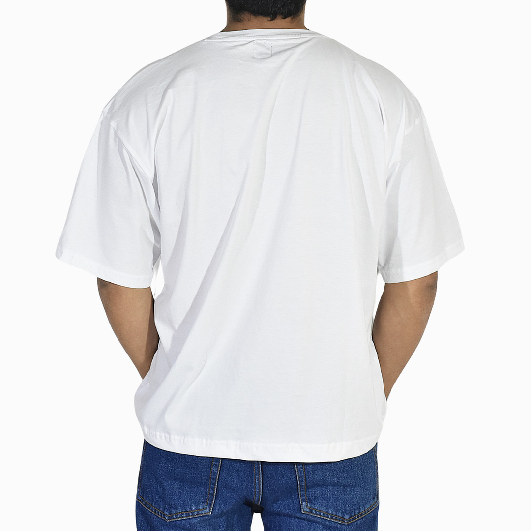 POLO BOXY FIT DE ALGODÓN YONISTERS CLOTHING BLANCO - 4