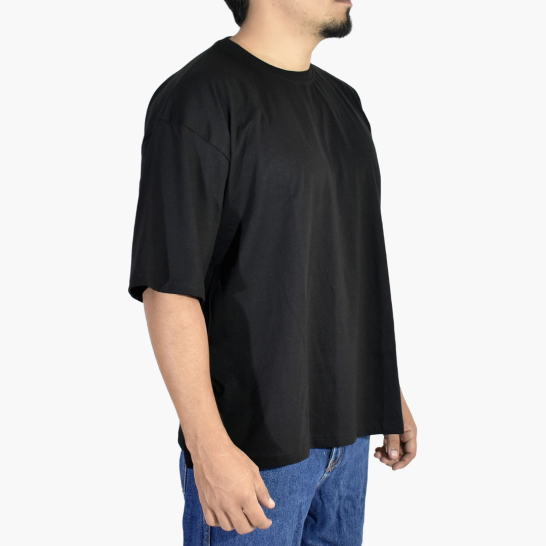 POLO OVERSIZE DE ALGODÓN YONISTERS CLOTHING NEGRO - 2