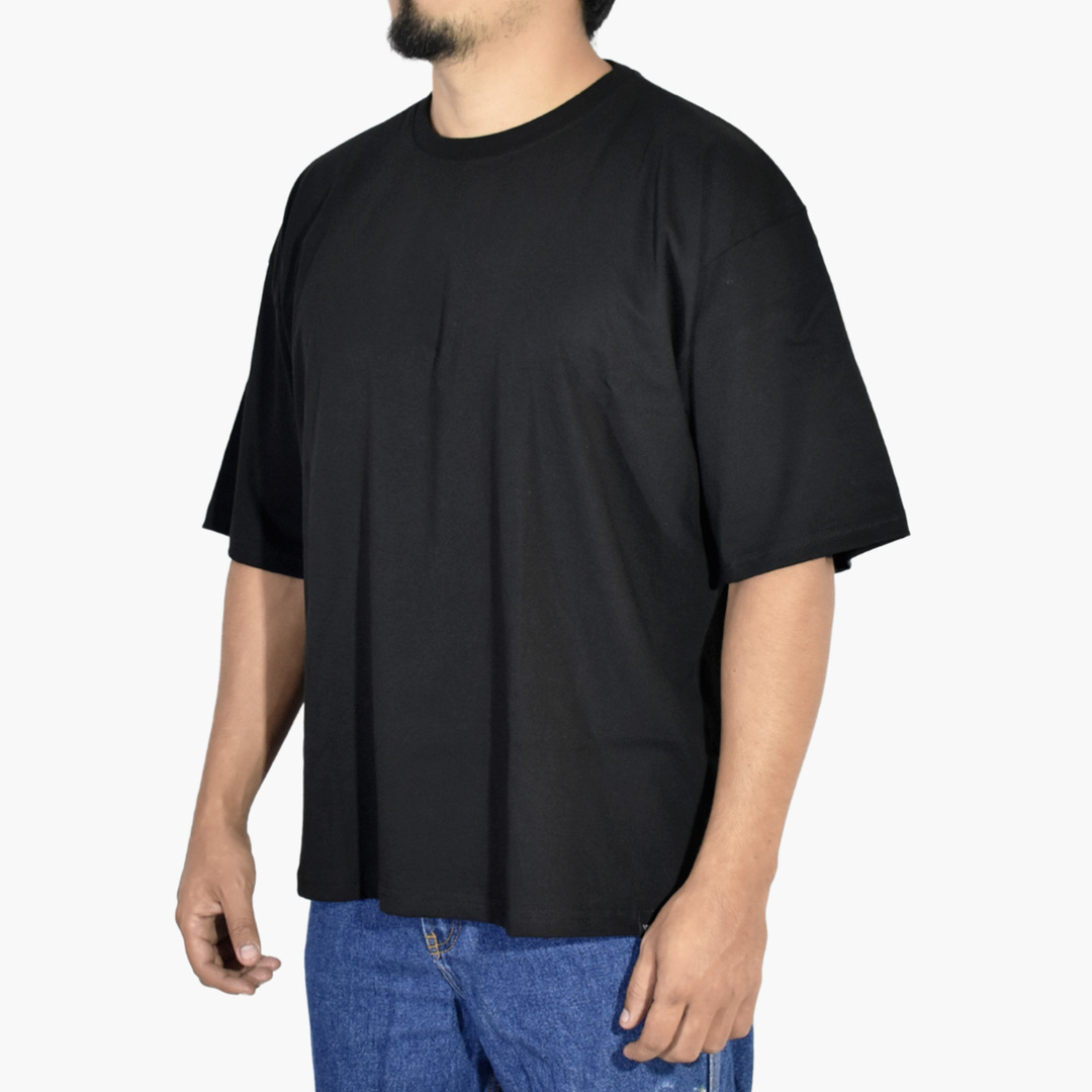 POLO OVERSIZE DE ALGODÓN YONISTERS CLOTHING NEGRO - 3