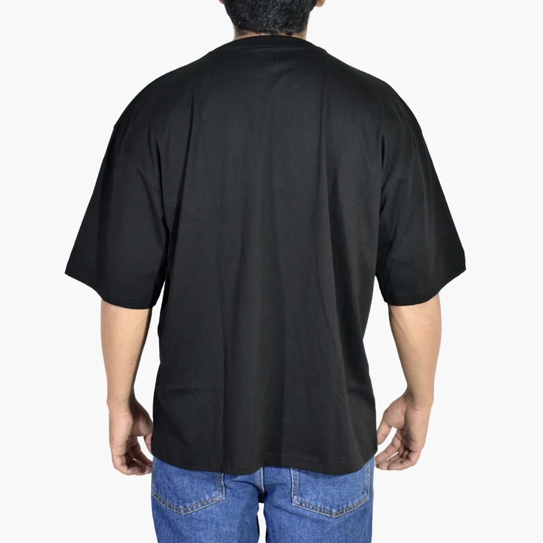 POLO OVERSIZE DE ALGODÓN YONISTERS CLOTHING NEGRO - 4