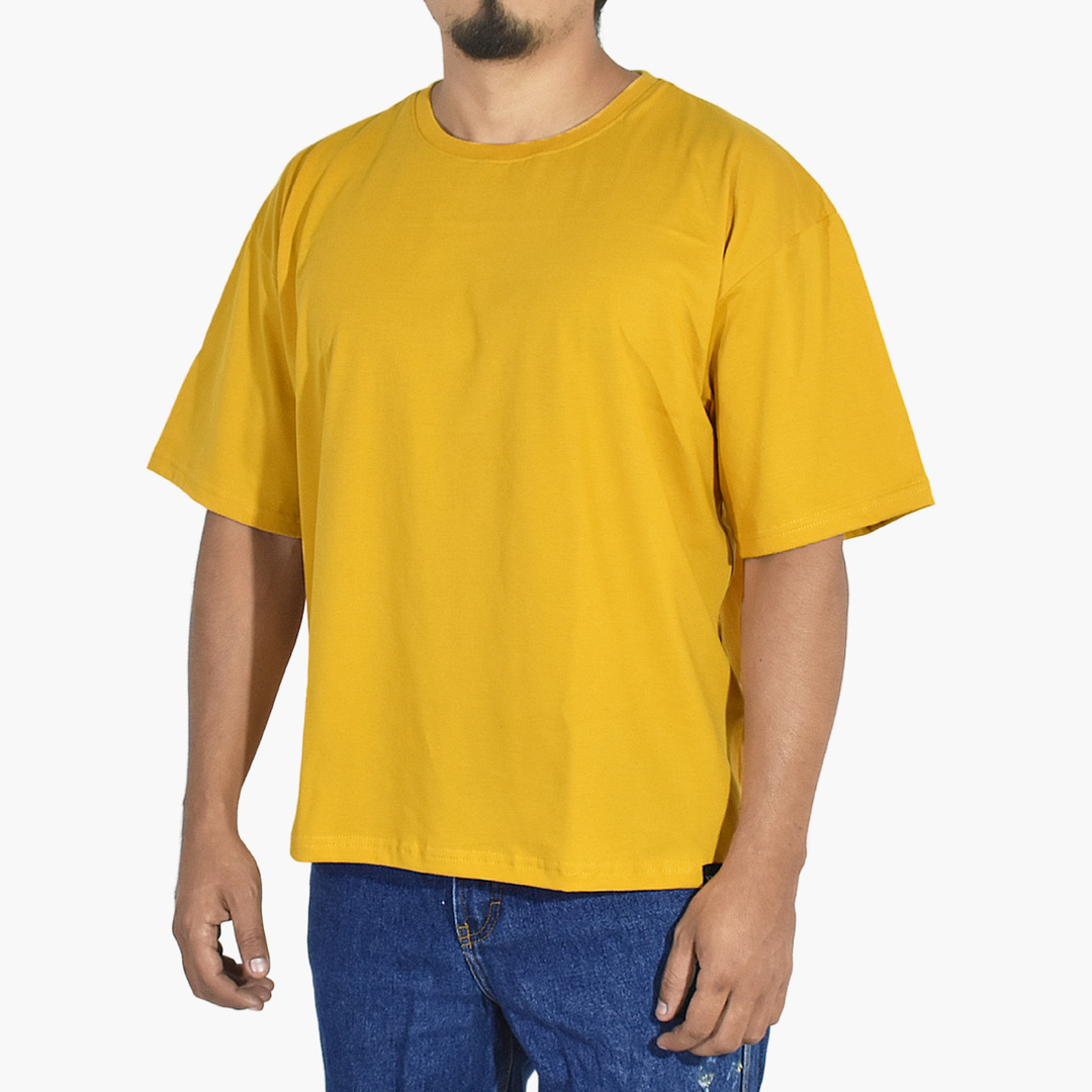 POLO OVERSIZE DE ALGODÓN YONISTERS CLOTHING AMARILLO - 3