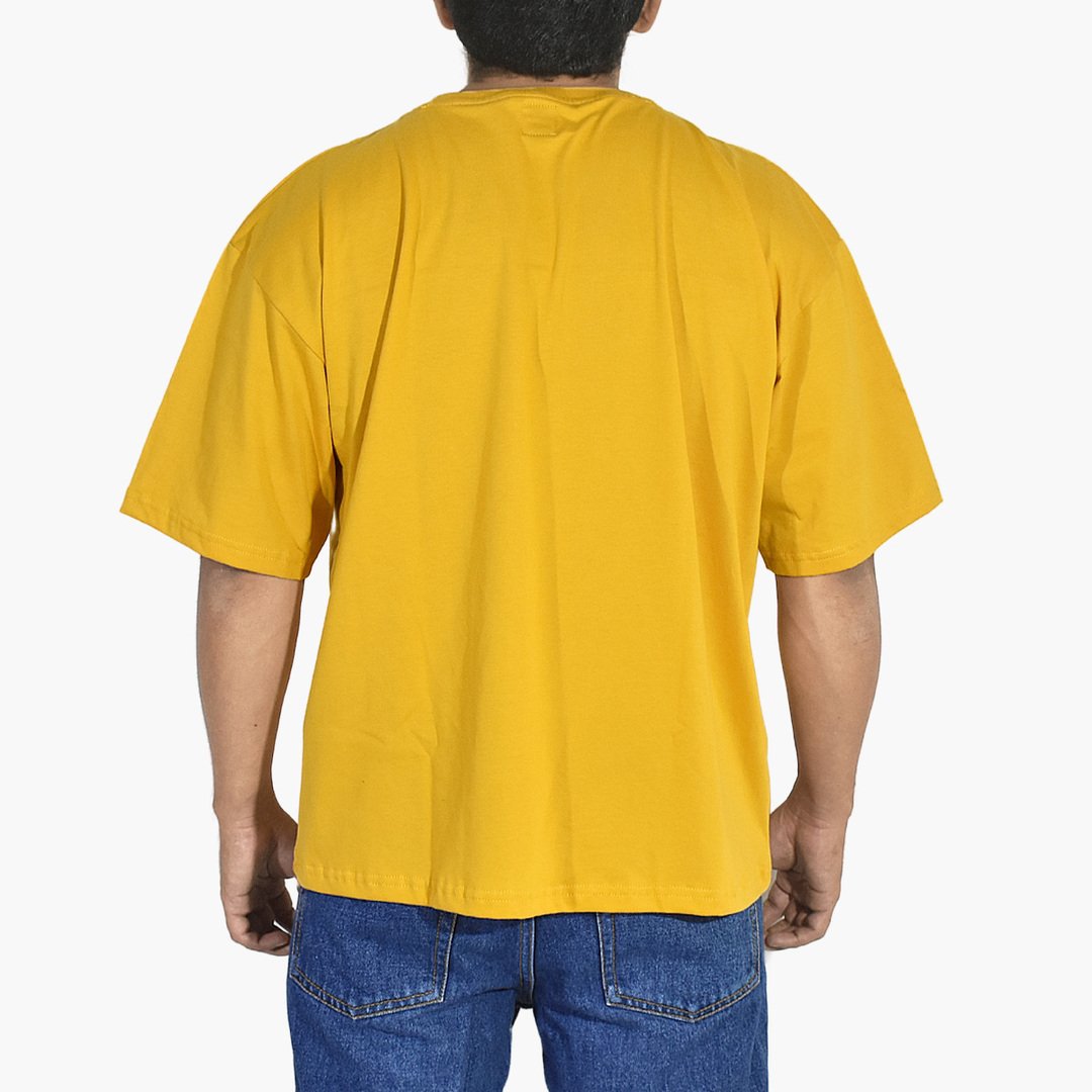 POLO OVERSIZE DE ALGODÓN YONISTERS CLOTHING AMARILLO - 4