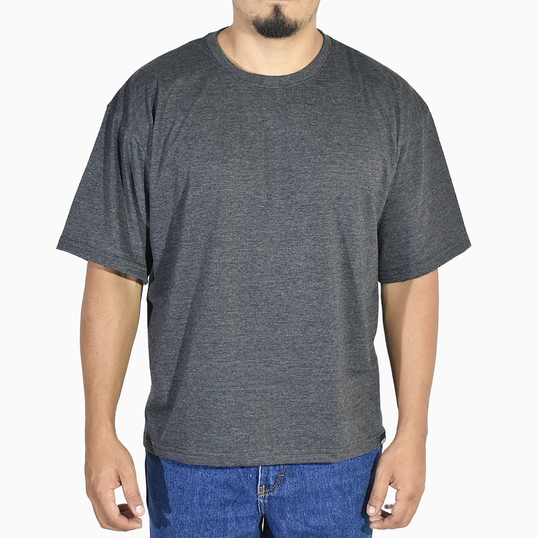 POLO OVERSIZE DE ALGODÓN YONISTERS CLOTHING CHARCOAL - 1