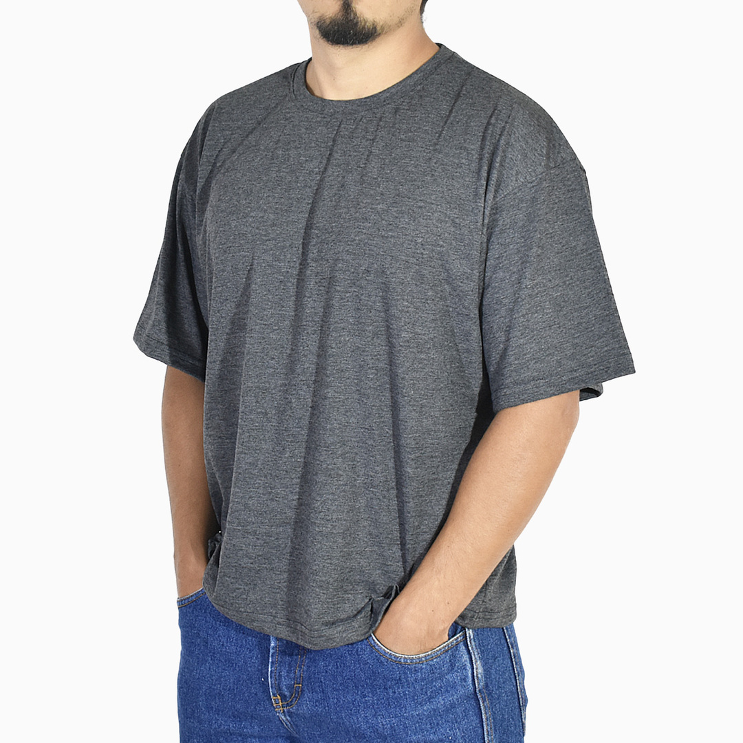 POLO OVERSIZE DE ALGODÓN YONISTERS CLOTHING CHARCOAL - 3