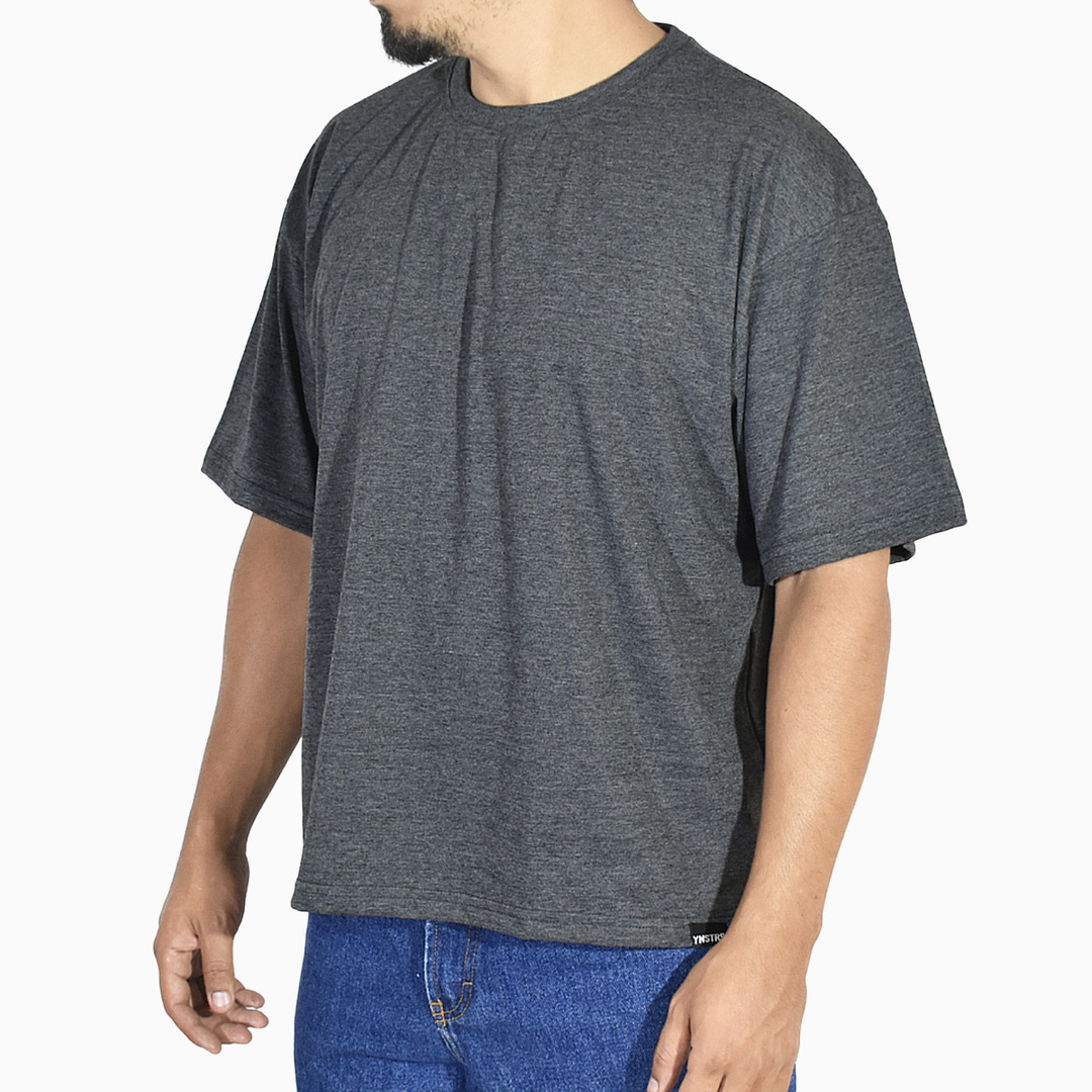 POLO OVERSIZE DE ALGODÓN YONISTERS CLOTHING CHARCOAL - 4